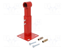 Holder for mounting expansion vessels; red