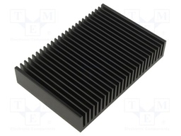 Heatsink: extruded; grilled; black; L: 100mm; W: 150mm; H: 27mm