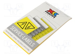 Safety sign; self-adhesive folie; W: 50mm; H: 50mm; yellow