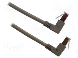 Patch cord; RJ45 down angled plug,RJ45 up angled plug; F/UTP; 6