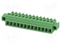 PCB connector, nominal cross section: 1.5 mm?, color: green,