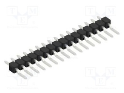 Connector: pin strips; pin header; male; PIN: 16; 2.54mm; SMT; 1x16