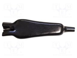 Insulator; 3kV; black; Mat: PVC; Application: BU-27; 79mm