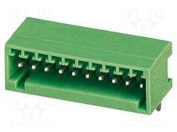 PCB headers, nominal cross section: 0.5 mm?, color: green, n