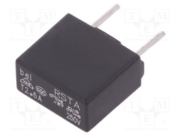 Fuse: fuse; time-lag; 2.5A; 250VAC; 63VDC; 8,4x4x7,8mm; Package: bag