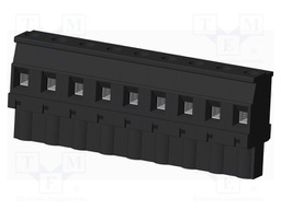 Connector: pluggable terminal block; plug; female; angled 90°