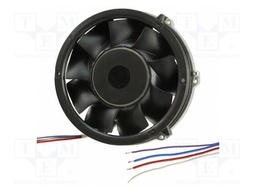 Fan: DC; axial; Ø172x51mm; 1.05km3/h; 77dBA; ball bearing; 6500rpm