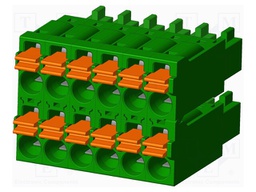 Connector: pluggable terminal block; plug; female; straight; 5.5A