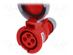 Connector: AC supply 3-phase; socket; female; 32A; 400VAC; IP67