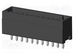Connector: pluggable terminal block; socket; male; on PCBs