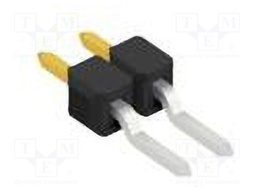 Connector: pin strips; pin header; male; PIN: 2; 2.54mm; SMT; 1x2