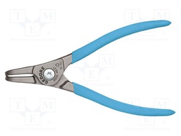 Pliers; for circlip; external; 19÷60mm; Pliers len: 170mm; angular