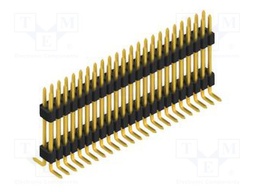 Connector: pin strips; pin header; male; PIN: 46; 1.27mm; SMT; 2x23