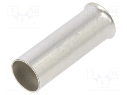 Tip: bootlace ferrule; non-insulated; 10mm2; 15mm; tinned; crimped
