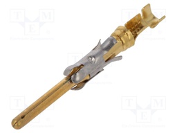 Contact; male; 0.2÷0.6mm2; 24AWG÷20AWG; Type III+; gold-plated