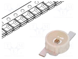 LED; SMD; red; 1520÷3780mlm; 0.45÷1.12cd; Ø2.1mm; 120°; 1.8÷2.4V