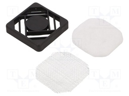 Guard; 60x60mm; screw; Holes pitch: 50mm; Cover material: plastic