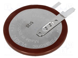 Re-battery: Li; VL3032; 3V; 100mAh; Leads: 2pin; Ø30x3.9mm; -20÷60°C