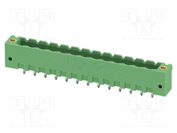 PCB headers, nominal cross section: 2.5 mm?, color: green, n