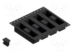 Connector: pin strips; pin header; male; PIN: 4; 2mm; SMT; 1x4; 100V