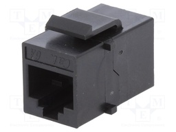 Coupler; Cat: 6a; Layout: 8p8c; RJ45 socket,both sides