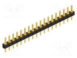 Connector: pin strips; pin header; male; PIN: 18; 2.54mm; THT; 1x18