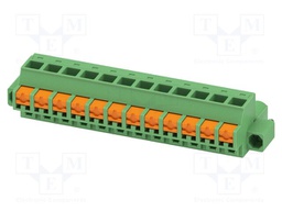 PCB connector, nominal cross section: 2.5 mm2, color: green,