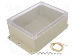 Enclosure: multipurpose; X: 146mm; Y: 186mm; Z: 75mm; Ritec; ABS; IP65