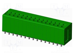 Connector: PCB terminal block; terminal; Plating: tinned; on PCBs