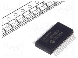 PIC microcontroller; Memory: 256kB; SRAM: 32kB; 2÷3.6VDC; SMD