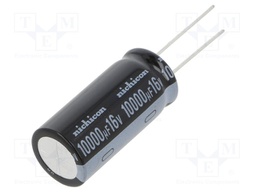 Capacitor: electrolytic; THT; 10000uF; 16VDC; Ø16x35.5mm; ±20%