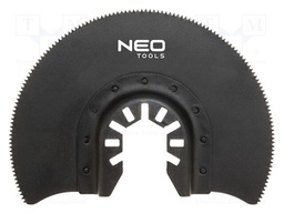 Hacksaw blade; 85mm; wood,multitool; half round; 19teeth/inch