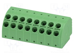 PCB connector, nominal cross section: 2.5 mm?, color: green,