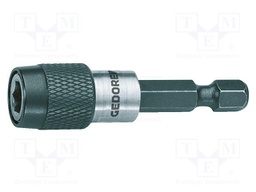 Adapter; socket spanner; hexagonal; 1/4"; 1/4"; 60.5mm
