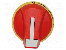 Door handle; CLBS; red-yellow; disconnector CLBS 16-125A 3P
