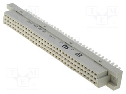 Plug; DIN 41612; type C; female; PIN: 96; a+b+c; soldering; straight