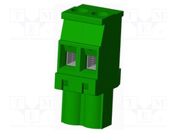 Connector: pluggable terminal block; plug; female; angled 90°