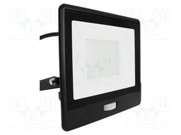 Lamp: LED flood light; 50W; 230VAC; neutral white; 100°; 4000K