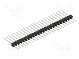 Connector: pin strips; pin header; male; PIN: 24; 2.54mm; SMT; 1x24