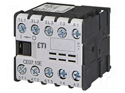 Contactor: 4-pole; NO x4; 230VAC; 7A; DIN,on panel; CE; -25÷55°C