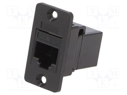 Coupler; SLIMS; Cat: 6; Layout: 8p8c; RJ45 socket,both sides; 29mm