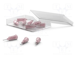 Needle: steel; 0.25"; Size: 20; straight; Mounting: Luer Lock