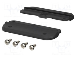 Set of wall holders; black; 2pcs.