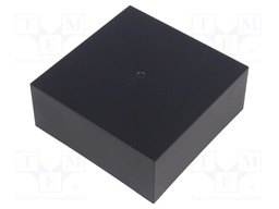 Enclosure: designed for potting; X: 100mm; Y: 100mm; Z: 40mm; ABS