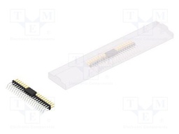 Connector: pin strips; pin header; male; PIN: 42; 2mm; SMT; 2x21