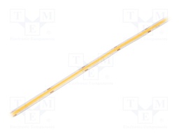 COB LED tape; white warm; 24V; LED/m: 480; 8mm; IP20; 8W/m; bendable