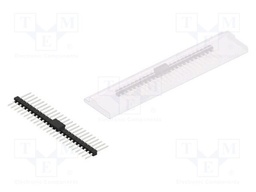 Connector: pin strips; pin header; male; PIN: 25; 2.54mm; SMT; 1x25