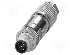 Plug; M12; male; A code-DeviceNet / CANopen; for cable