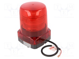 Signaller: lighting; blinking light; red; LFH; 24VDC; IP66