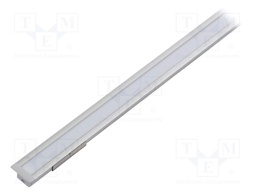 Profiles for LED modules; white; recessed; natural; L: 1m